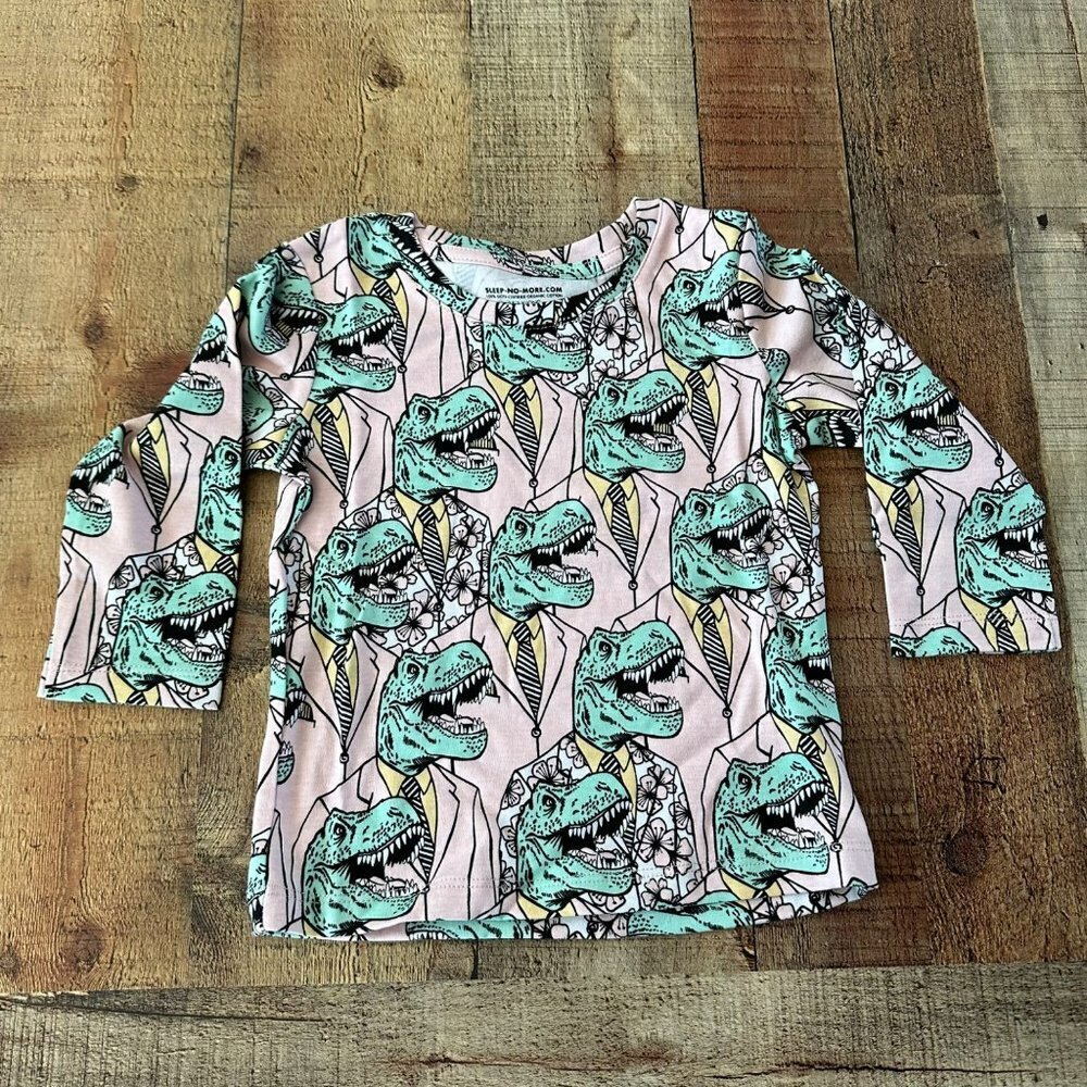 Sleep no more unisex gender neutral funny dinosaur shirt what happens in vegas